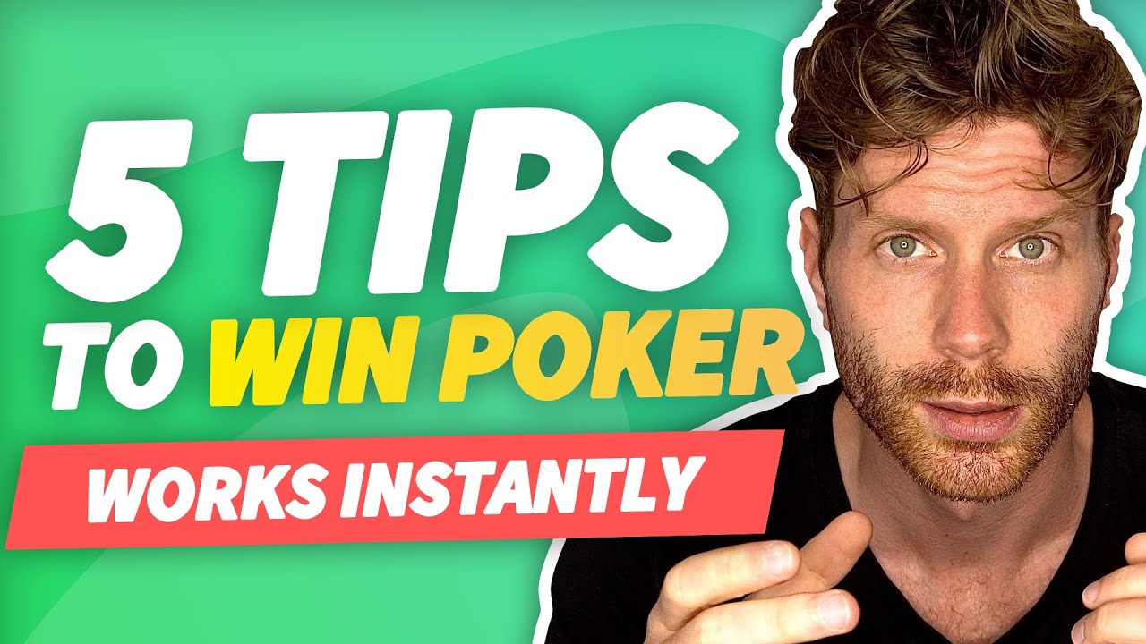Video running through five poker tips for beginners