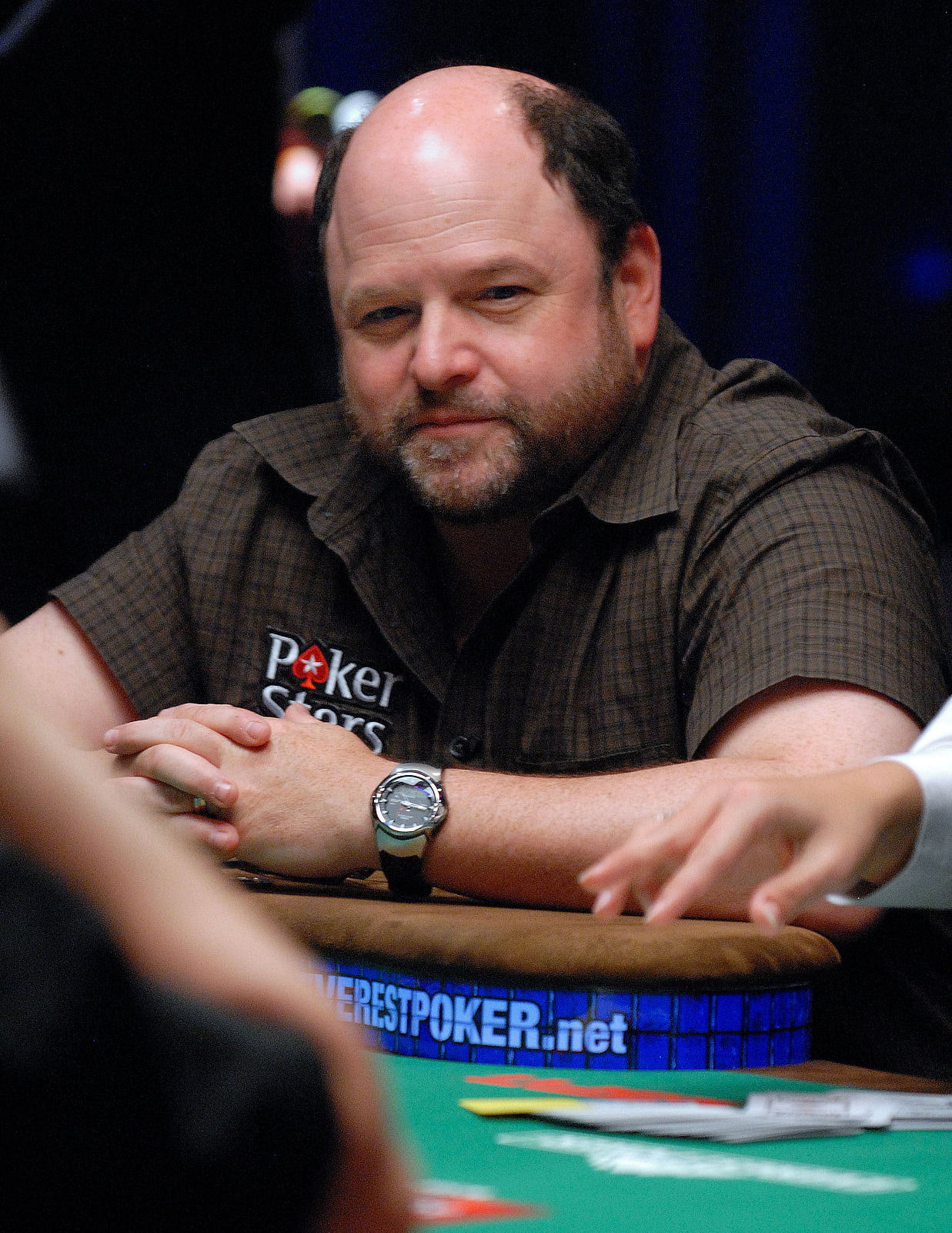 Jason Alexander playing a charity poker event at the World Series of Poker