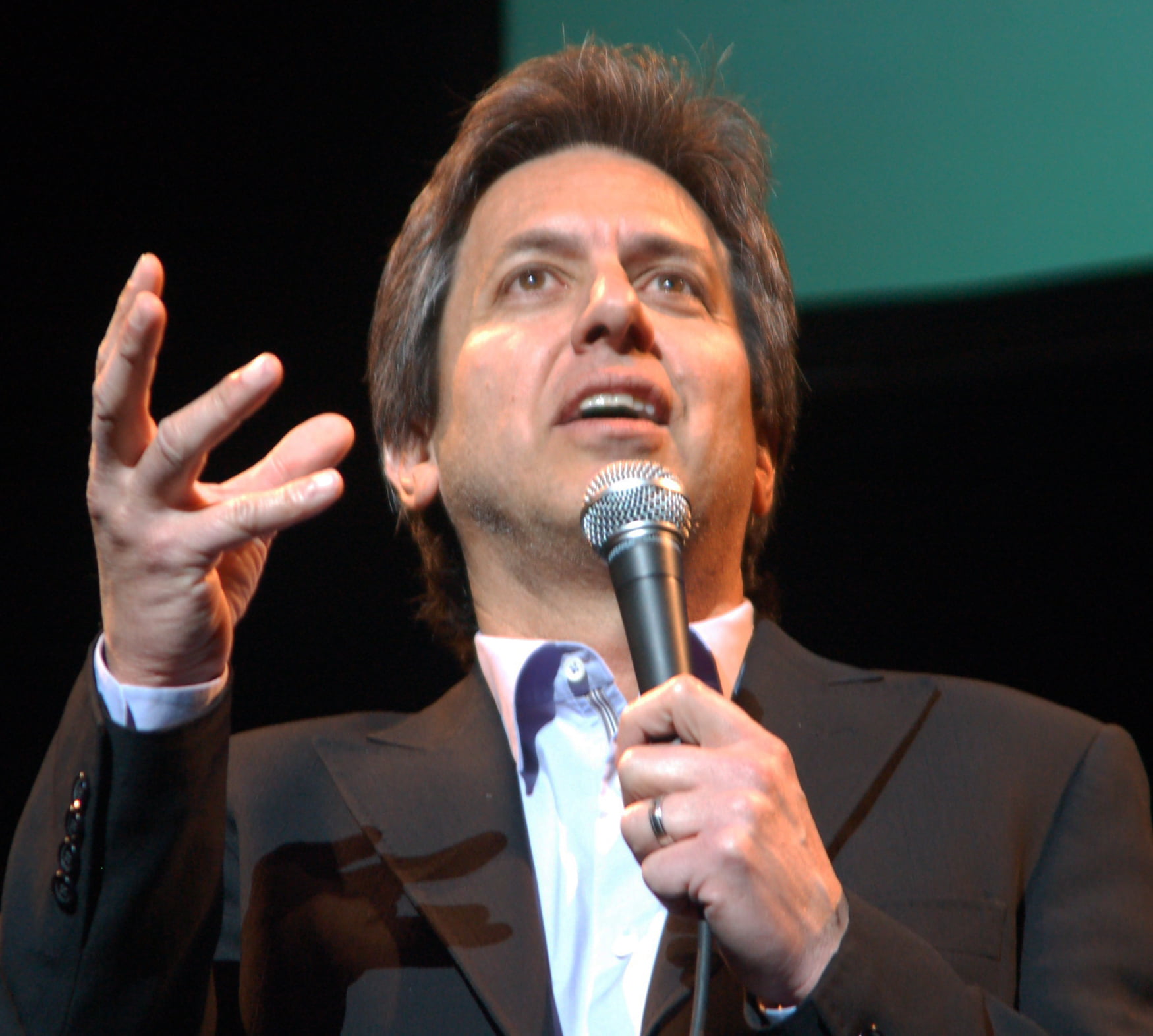 Ray Romano playing in a live poker tournament