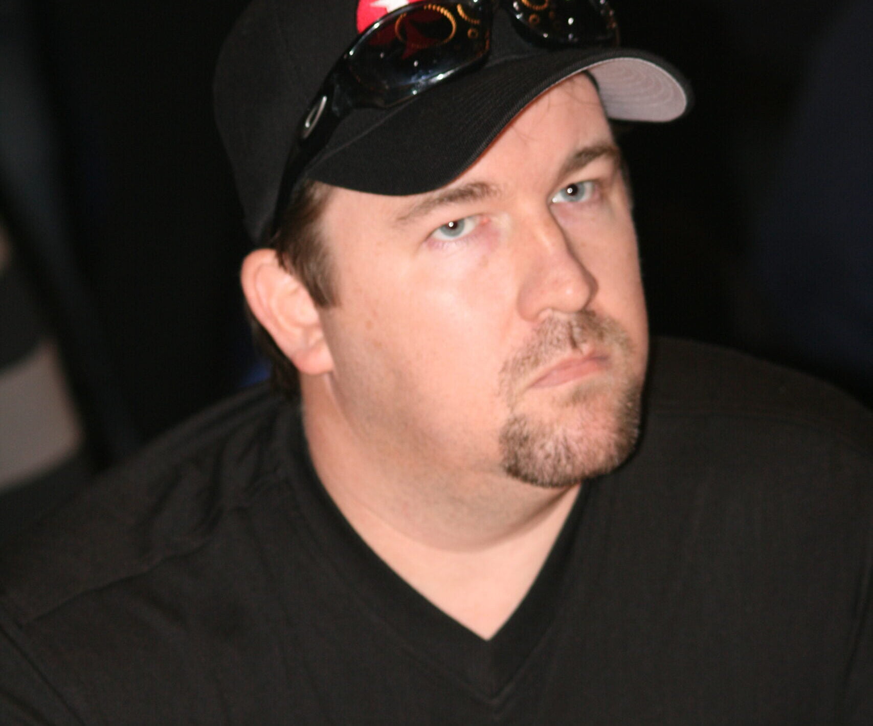 Chris Moneymaker at the table during the World Series of Poker