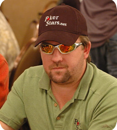 Chris Moneymaker at the poker table