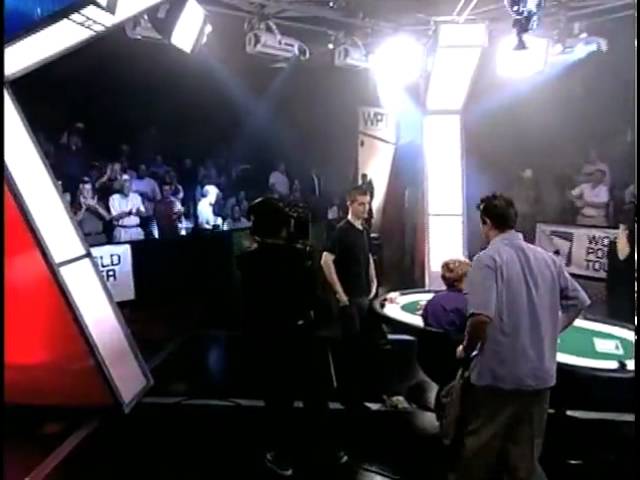 Video of Gus Hansen playing at the World Poker Tour