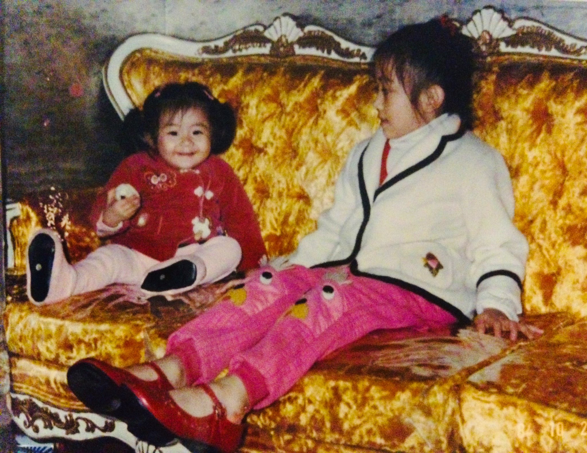Maria Ho as a child after her family moved from Taipei to California