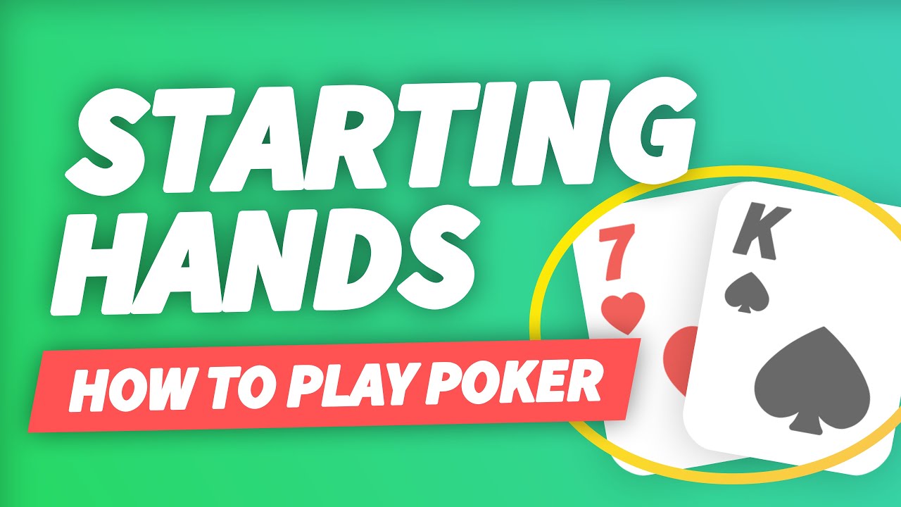 Video explaining starting hand ranges and which hands to fold