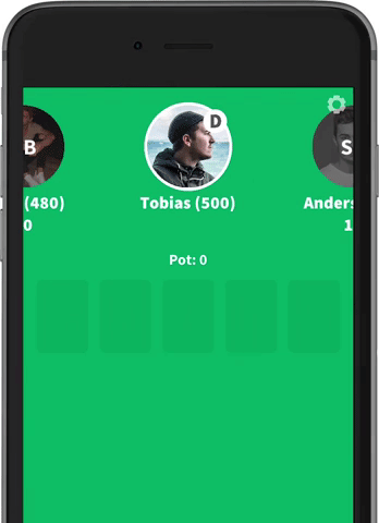 Multiplayer live poker app