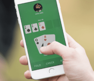 Poker app for smartphone