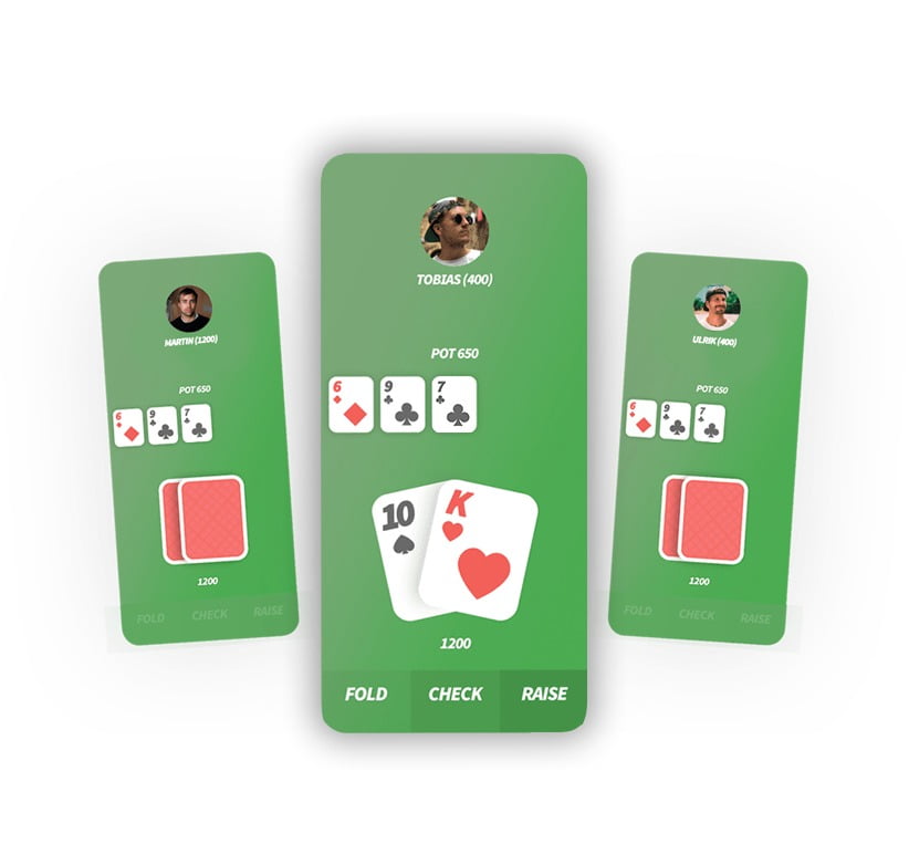 Private poker app to play with friends