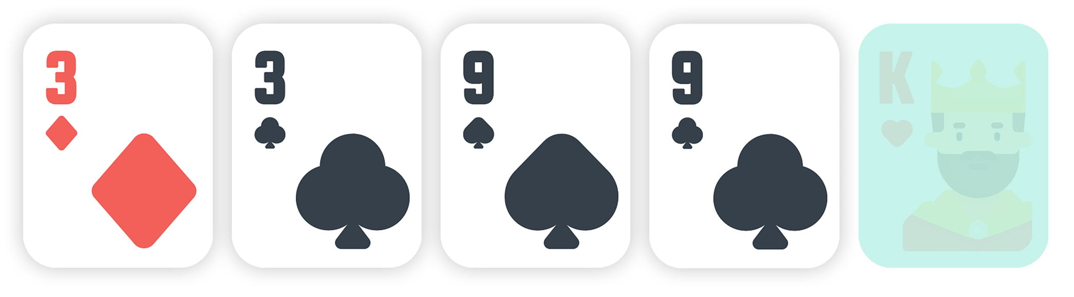 two pair - how to play poker