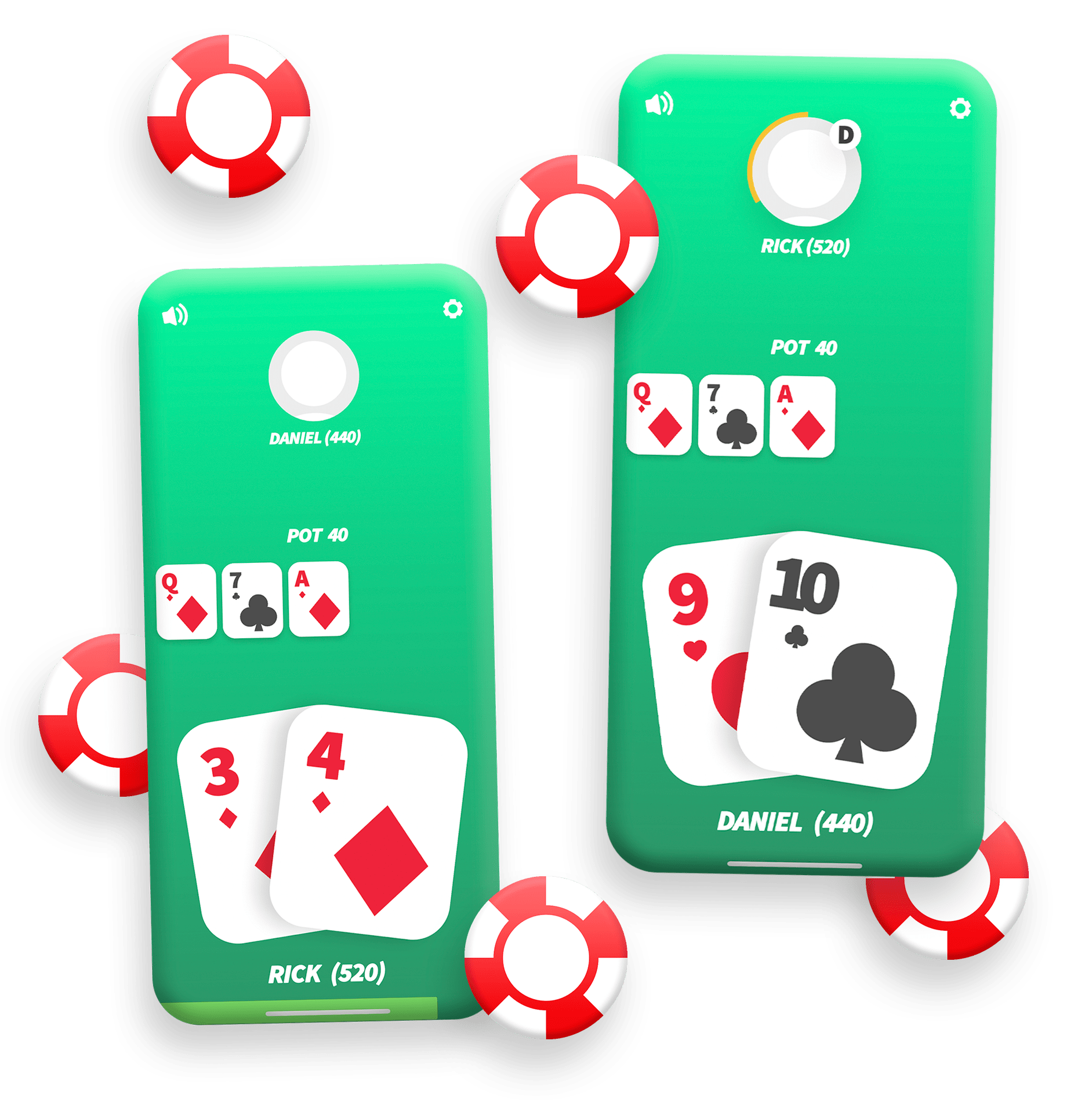 Private poker app to play with friends